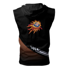 Load image into Gallery viewer, Connecticut Sun WNBA Allover Print Zip-up Sleeveless Hoodie HD2512-02