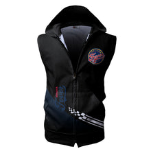 Load image into Gallery viewer, Indiana Fever WNBA Allover Print Zip-up Sleeveless Hoodie HD2512-05