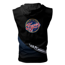 Load image into Gallery viewer, Indiana Fever WNBA Allover Print Zip-up Sleeveless Hoodie HD2512-05