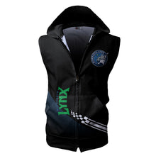 Load image into Gallery viewer, Minnesota Lynx WNBA Allover Print Zip-up Sleeveless Hoodie HD2512-08