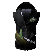 Load image into Gallery viewer, Seattle Storm WNBA Allover Print Zip-up Sleeveless Hoodie HD2512-11