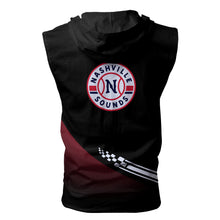Load image into Gallery viewer, Nashville Sounds MILB Allover Print Zip-up Sleeveless Hoodie HD2512-06