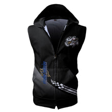 Load image into Gallery viewer, Omaha Storm Chasers MILB Allover Print Zip-up Sleeveless Hoodie HD2512-08