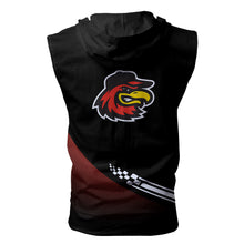 Load image into Gallery viewer, Rochester Red Wings MILB Allover Print Zip-up Sleeveless Hoodie HD2512-10