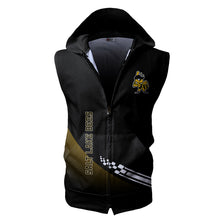 Load image into Gallery viewer, Salt Lake Bees MILB Allover Print Zip-up Sleeveless Hoodie HD2512-12