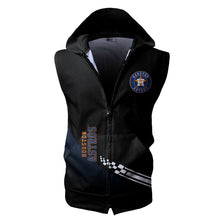 Load image into Gallery viewer, Houston Astros MLB Allover Print Zip-up Sleeveless Hoodie HD2512-11