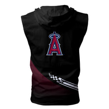 Load image into Gallery viewer, Los Angeles Angels MLB Allover Print Zip-up Sleeveless Hoodie HD2512-13