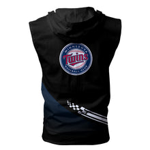 Load image into Gallery viewer, Minnesota Twins MLB Allover Print Zip-up Sleeveless Hoodie HD2512-17