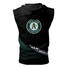 Load image into Gallery viewer, Oakland Athletics MLB Allover Print Zip-up Sleeveless Hoodie HD2512-20