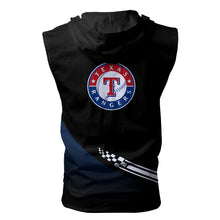 Load image into Gallery viewer, Texas Rangers MLB Allover Print Zip-up Sleeveless Hoodie HD2512-28