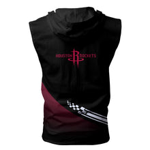 Load image into Gallery viewer, Houston Rockets NBA Allover Print Zip-up Sleeveless Hoodie HD2512-11