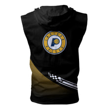 Load image into Gallery viewer, Indiana Pacers NBA Allover Print Zip-up Sleeveless Hoodie HD2512-12