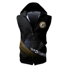 Load image into Gallery viewer, Indiana Pacers NBA Allover Print Zip-up Sleeveless Hoodie HD2512-12