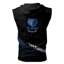 Load image into Gallery viewer, memphis grizzlies NBA Allover Print Zip-up Sleeveless Hoodie HD2512-15