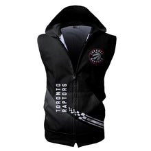 Load image into Gallery viewer, Toronto Raptors NBA Allover Print Zip-up Sleeveless Hoodie HD2512-28
