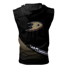 Load image into Gallery viewer, Anaheim Ducks NHL Allover Print Zip-up Sleeveless Hoodie HD2512-01