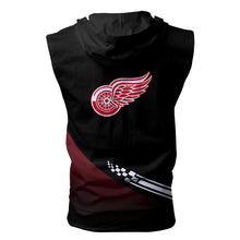 Load image into Gallery viewer, Detroit Red Wings NHL Allover Print Zip-up Sleeveless Hoodie HD2512-11
