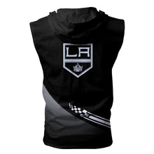 Load image into Gallery viewer, Los Angeles Kings NHL Allover Print Zip-up Sleeveless Hoodie HD2512-14