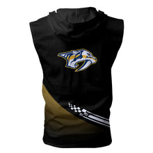 Load image into Gallery viewer, Nashville Predators NHL Allover Print Zip-up Sleeveless Hoodie HD2512-17