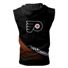 Load image into Gallery viewer, Philadelphia Flyers NHL Allover Print Zip-up Sleeveless Hoodie HD2512-23