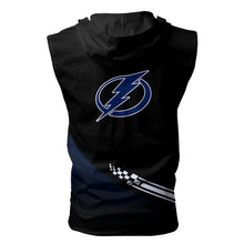 Load image into Gallery viewer, Tampa Bay Lightning NHL Allover Print Zip-up Sleeveless Hoodie HD2512-26