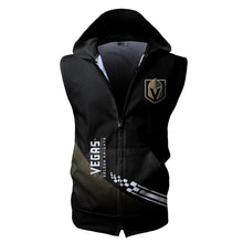 Load image into Gallery viewer, Vegas Golden Knights NHL Allover Print Zip-up Sleeveless Hoodie HD2512-29