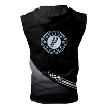 Load image into Gallery viewer, Austin Spurs NBA G-League Allover Print Zip-up Sleeveless Hoodie HD2512-02