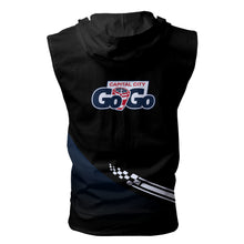 Load image into Gallery viewer, Capital City Go-Go NBA G-League Allover Print Zip-up Sleeveless Hoodie HD2512-04