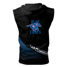 Load image into Gallery viewer, Delaware Blue Coats NBA G-League Allover Print Zip-up Sleeveless Hoodie HD2512-06
