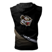 Load image into Gallery viewer, Erie Bay Hawks NBA G-League Allover Print Zip-up Sleeveless Hoodie HD2512-07