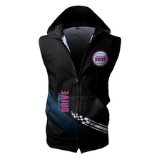 Load image into Gallery viewer, Grand Rapids Drive NBA G-League Allover Print Zip-up Sleeveless Hoodie HD2512-09