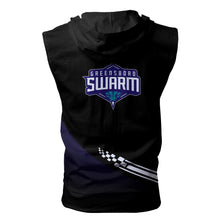 Load image into Gallery viewer, Greensboro Swarm NBA G-League Allover Print Zip-up Sleeveless Hoodie HD2512-10