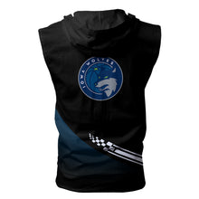 Load image into Gallery viewer, Iowa Wolves NBA G-League Allover Print Zip-up Sleeveless Hoodie HD2512-11
