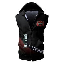 Load image into Gallery viewer, Maine Red Claws NBA G-League Allover Print Zip-up Sleeveless Hoodie HD2512-14