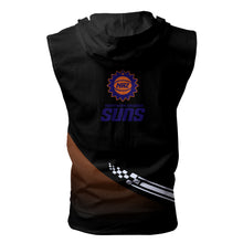 Load image into Gallery viewer, Northern Arizona Suns NBA G-League Allover Print Zip-up Sleeveless Hoodie HD2512-16