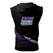 Load image into Gallery viewer, Stockton Kings NBA G-League Allover Print Zip-up Sleeveless Hoodie HD2512-24