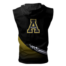 Load image into Gallery viewer, Appalachian State Mountaineers NCAA-F Allover Print Zip-up Sleeveless Hoodie HD2512-004