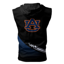 Load image into Gallery viewer, Auburn Tigers NCAA-F Allover Print Zip-up Sleeveless Hoodie HD2512-010