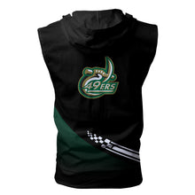 Load image into Gallery viewer, Charlotte 49ers NCAA-F Allover Print Zip-up Sleeveless Hoodie HD2512-026