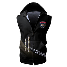 Load image into Gallery viewer, Florida Panthers NCAA-F Allover Print Zip-up Sleeveless Hoodie HD2512-033