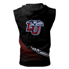 Load image into Gallery viewer, Liberty Flames NCAA-F Allover Print Zip-up Sleeveless Hoodie HD2512-050