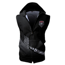 Load image into Gallery viewer, New Mexico Lobos NCAA-F Allover Print Zip-up Sleeveless Hoodie HD2512-070