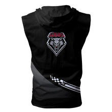 Load image into Gallery viewer, New Mexico Lobos NCAA-F Allover Print Zip-up Sleeveless Hoodie HD2512-070
