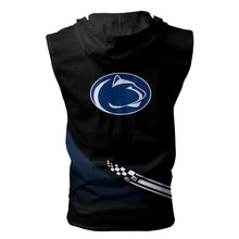 Load image into Gallery viewer, Penn State Nittany Lions NCAA-F Allover Print Zip-up Sleeveless Hoodie HD2512-085