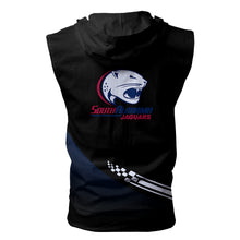 Load image into Gallery viewer, South Alabama Jaguars NCAA-F Allover Print Zip-up Sleeveless Hoodie HD2512-093