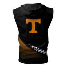 Load image into Gallery viewer, Tennessee Volunteers NCAA-F Allover Print Zip-up Sleeveless Hoodie HD2512-101