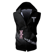 Load image into Gallery viewer, Troy Trojans NCAA-F Allover Print Zip-up Sleeveless Hoodie HD2512-109