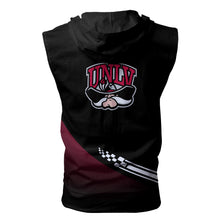 Load image into Gallery viewer, UNLV Rebels NCAA-F Allover Print Zip-up Sleeveless Hoodie HD2512-114