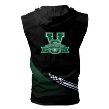 Load image into Gallery viewer, Mississippi Valley State Delta Devils NCAA Allover Print Zip-up Sleeveless Hoodie HD2512-127