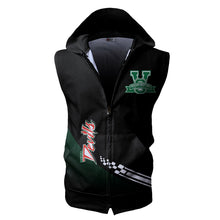 Load image into Gallery viewer, Mississippi Valley State Delta Devils NCAA Allover Print Zip-up Sleeveless Hoodie HD2512-127